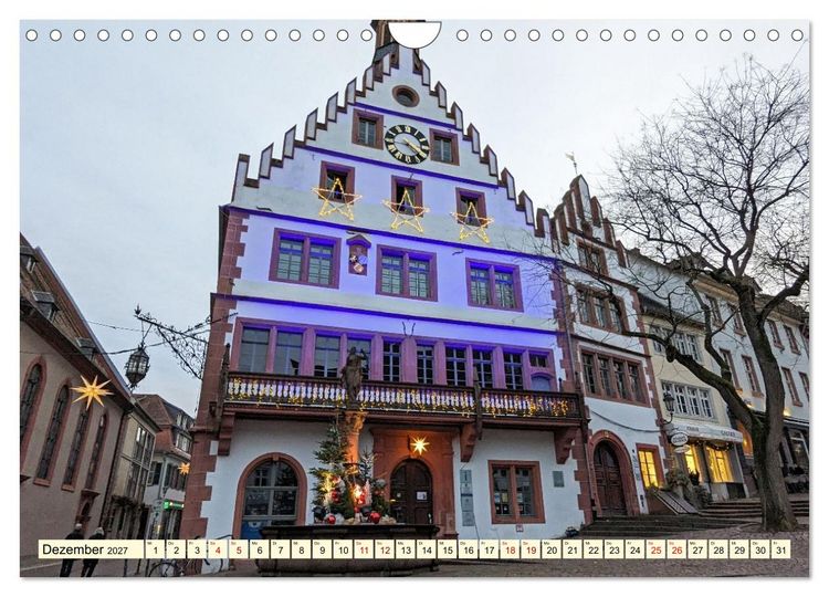 Produktbild: Weinheim im Herzen der Bergstra&szlig;e (Wandkalender 2027 DIN A4 quer), CALVENDO Monatskalender