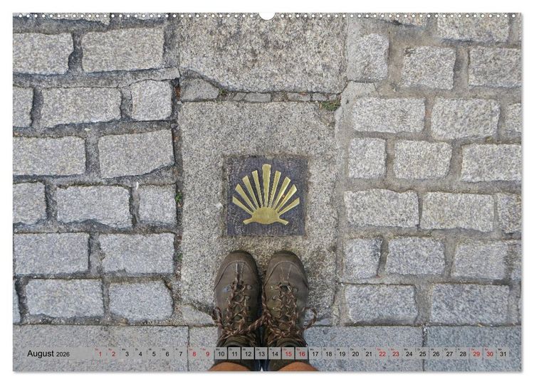Produktbild: Von Porto nach Santiago de Compostela (hochwertiger Premium Wandkalender 2026 DIN A2 quer), Kunstdruck in Hochglanz