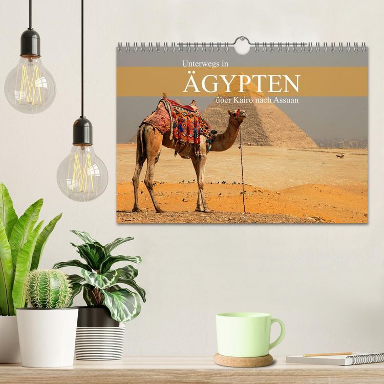 Produktbild: Unterwegs in &Auml;gypten - &uuml;ber Kairo nach Assuan (Wandkalender 2026 DIN A4 quer), CALVENDO Monatskalender