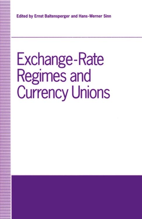Produktbild: Exchange-Rate Regimes and Currency Unions