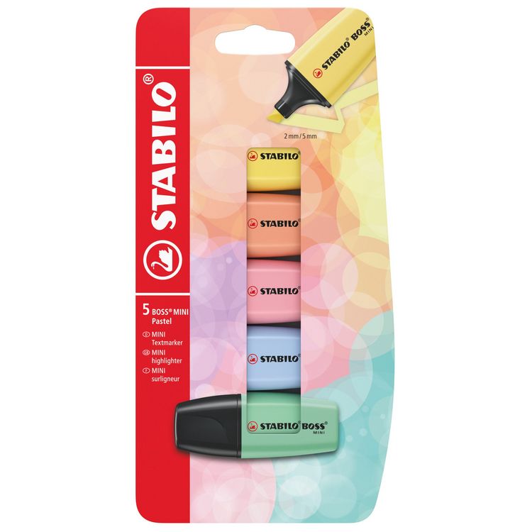 Produktbild: STABILO Textmarker BOSS MINI Pastel