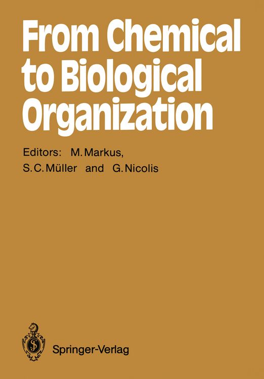Produktbild: From Chemical to Biological Organization
