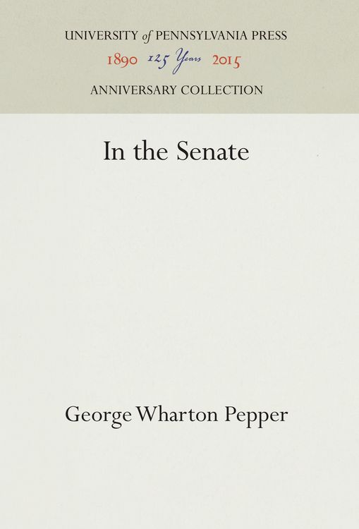 Produktbild: In the Senate