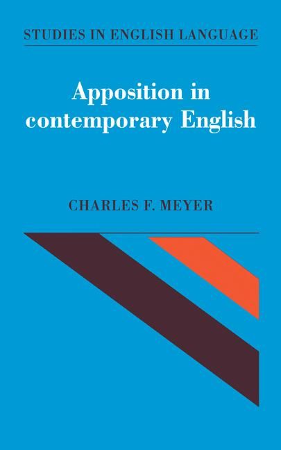 Produktbild: Apposition in Contemporary Eng