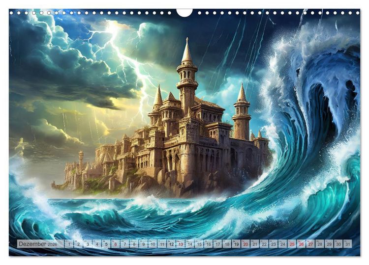 Produktbild: Dunkle Mysterien (Wandkalender 2026 DIN A3 quer), CALVENDO Monatskalender