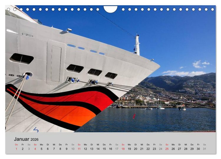 Produktbild: Kreuzfahrt Impressionen (Wandkalender 2026 DIN A4 quer), CALVENDO Monatskalender