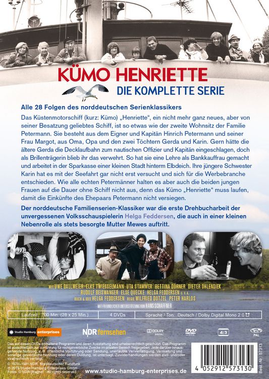 Produktbild: K&uuml;mo Henriette - Die komplette Serie [4 DVDs]