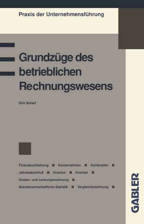 Produktbild: Grundz&uuml;ge des betrieblichen Rechnungswesens