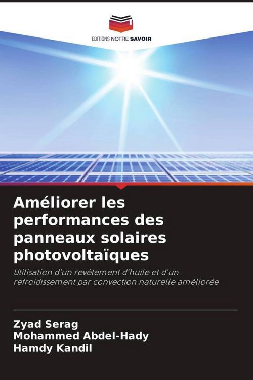 Produktbild: Am&eacute;liorer les performances des panneaux solaires photovolta&iuml;ques