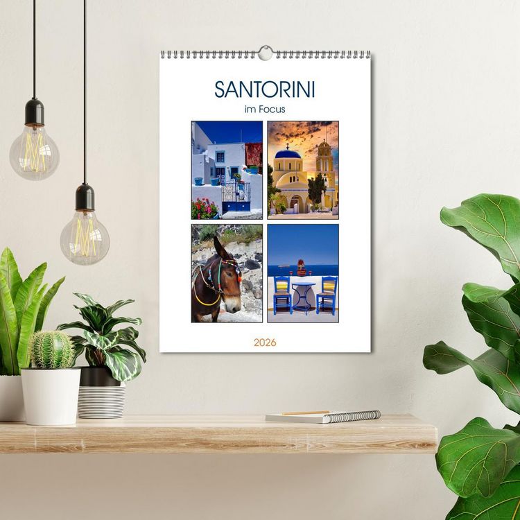 Produktbild: Santorini im Focus (Wandkalender 2026 DIN A3 hoch), CALVENDO Monatskalender
