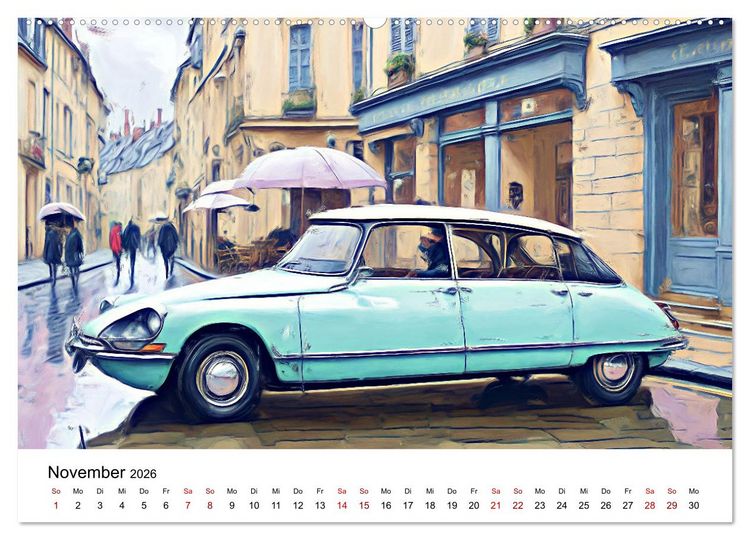 Produktbild: Surreale Autofreuden (hochwertiger Premium Wandkalender 2026 DIN A2 quer), Kunstdruck in Hochglanz