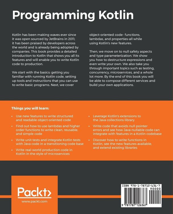 Produktbild: Programming Kotlin