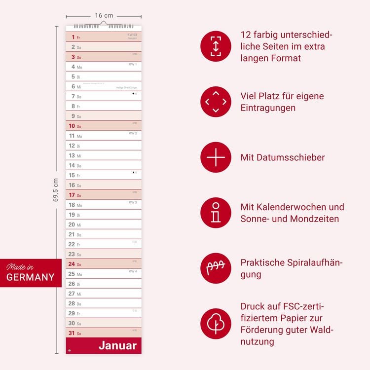 Produktbild: Langplaner XL 2027