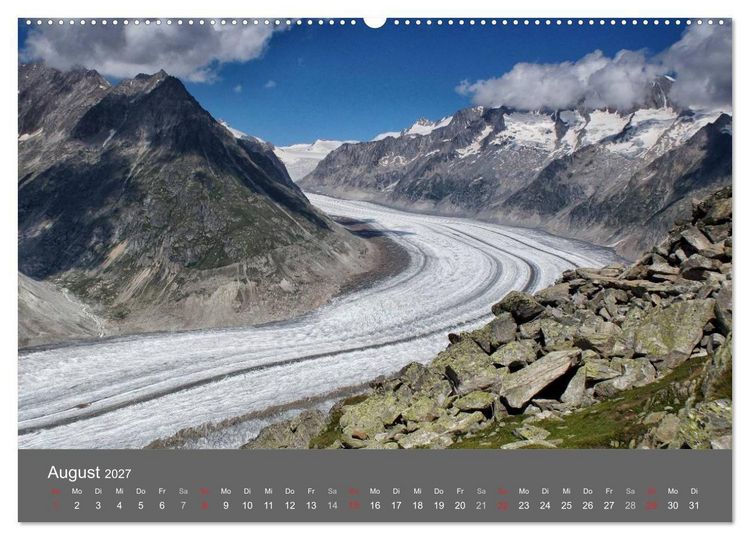 Produktbild: Wallis. Perle der Schweiz (Wandkalender 2027 DIN A2 quer), CALVENDO Monatskalender