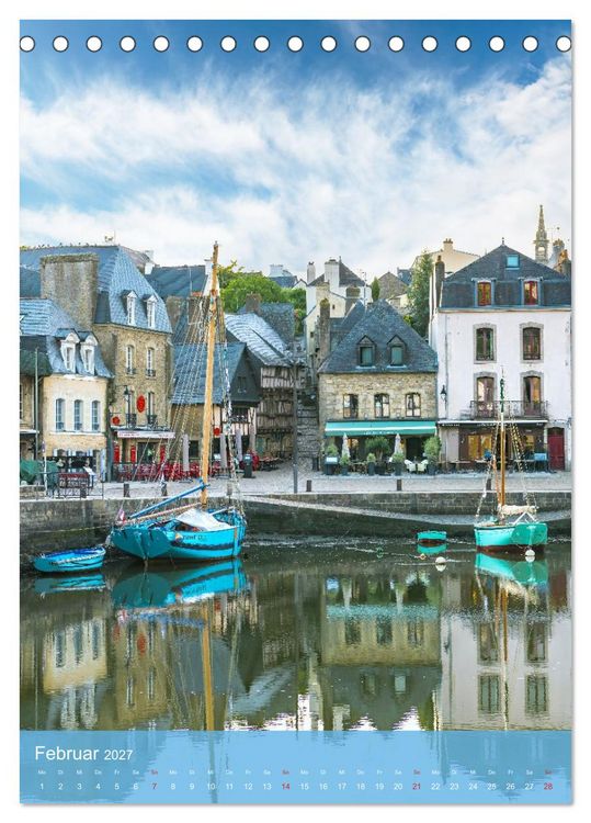 Produktbild: Bonjour Bretagne (Tischkalender 2027 DIN A5 hoch), CALVENDO Monatskalender