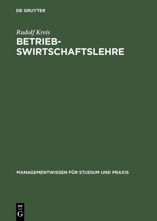 Produktbild: Betriebswirtschaftslehre