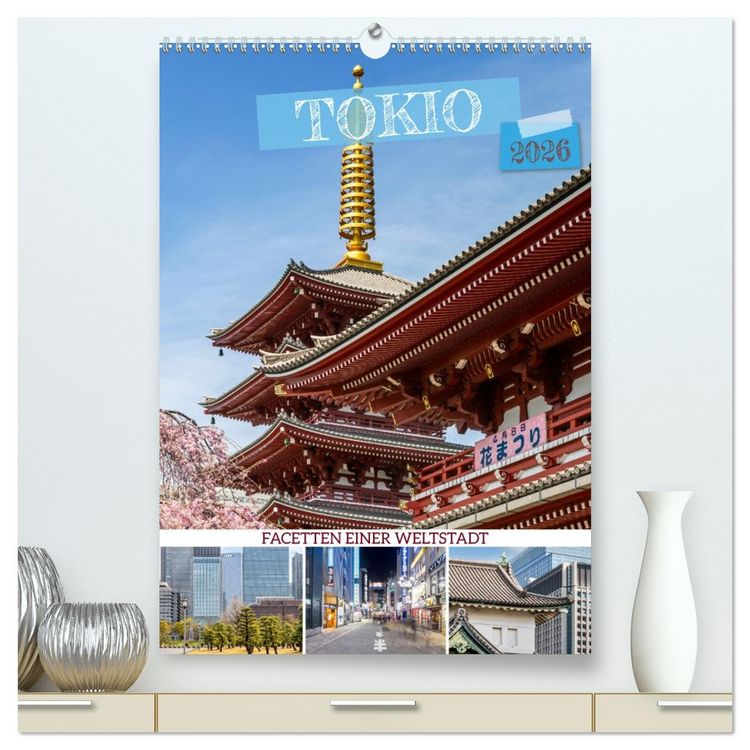 Produktbild: Tokio - Facetten einer Weltstadt (hochwertiger Premium Wandkalender 2026 DIN A2 hoch), Kunstdruck in Hochglanz