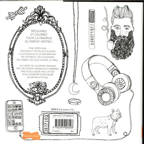 Produktbild: Coloriages hipster mania : 400 coloriages branch&eacute;s et urbains