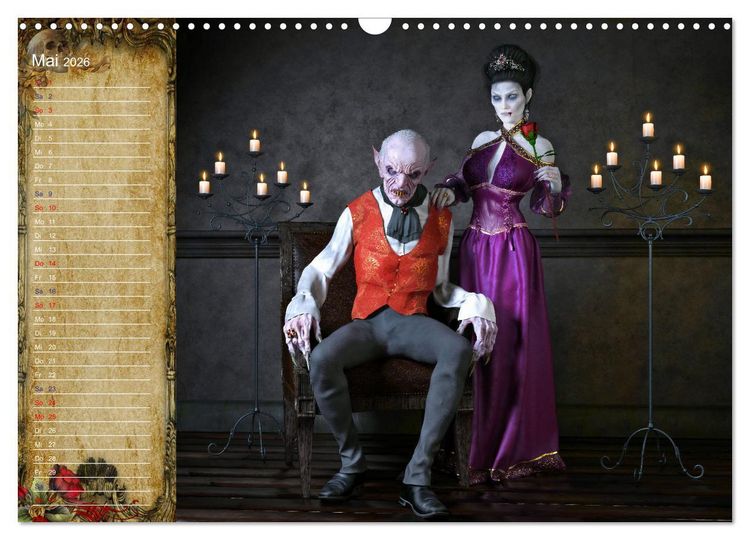 Produktbild: Vampire - Kinder der Nacht (Wandkalender 2026 DIN A3 quer), CALVENDO Monatskalender