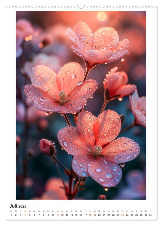 Produktbild: Bl&uuml;ten traumhaft (hochwertiger Premium Wandkalender 2026 DIN A2 hoch), Kunstdruck in Hochglanz