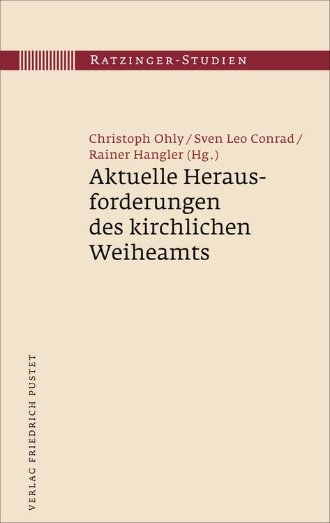 Produktbild: Aktuelle Herausforderungen des kirchlichen Weiheamts