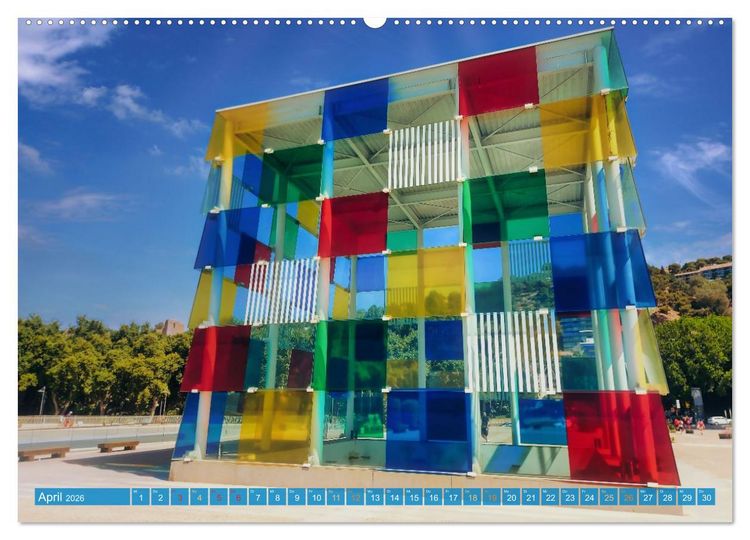 Produktbild: Malaga Highlights der Stadt an der Costa del Sol (Wandkalender 2026 DIN A2 quer), CALVENDO Monatskalender