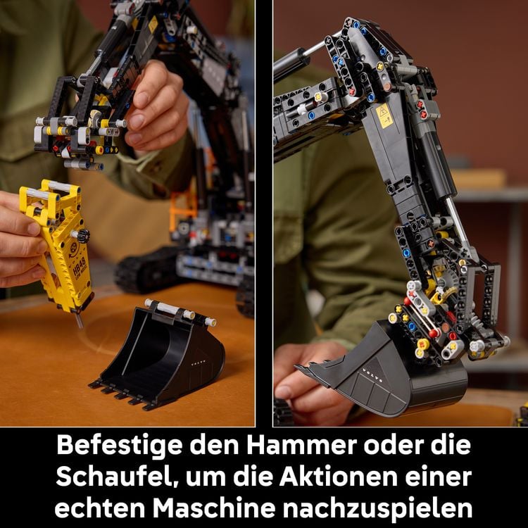 Produktbild: LEGO Technic 42215 Volvo EC500 Hybrid Bagger, Modellauto