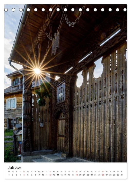 Produktbild: Wundersch&ouml;nes Maramures (Tischkalender 2026 DIN A5 hoch), CALVENDO Monatskalender