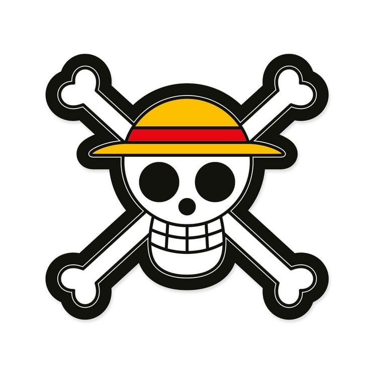 Produktbild: One Piece Jolly Roger Dekokissen 35cm