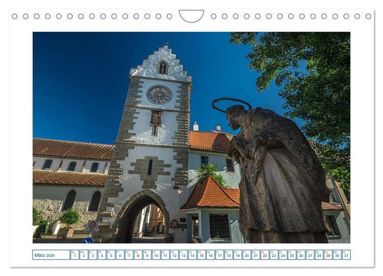 Produktbild: &Uuml;berlingen am sch&ouml;nen Bodensee (Wandkalender 2026 DIN A4 quer), CALVENDO Monatskalender