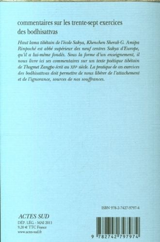 Produktbild: Commentaires sur les trente-sept exercices des boddhisattvas