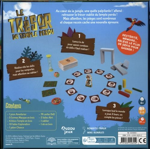 Produktbild: Le tr&eacute;sor du temple perdu