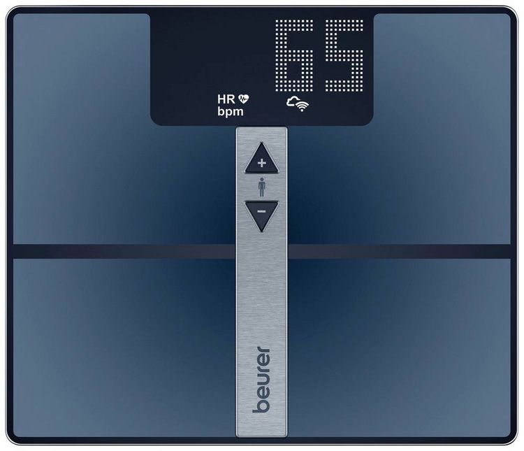 Produktbild: Beurer BF 980 WIFI K&ouml;rperanalysewaage 76009 digital W&auml;gebereich (max.)=180kg Schwarz