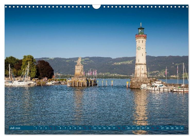 Produktbild: Bayern - Sehensw&uuml;rdigkeiten vom Allg&auml;u bis zum K&ouml;nigssee (Wandkalender 2026 DIN A3 quer), CALVENDO Monatskalender