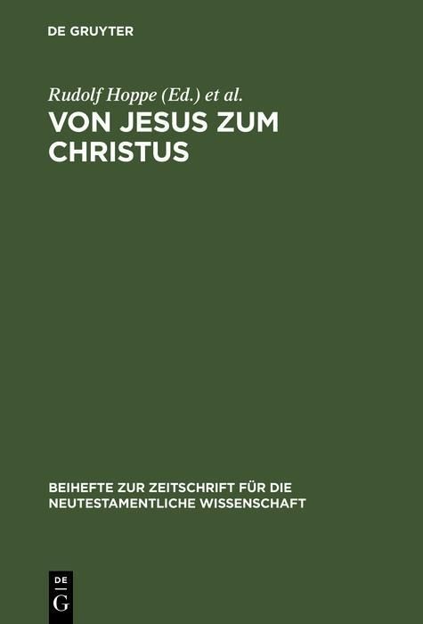 Produktbild: Von Jesus zum Christus