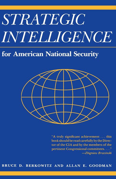 Produktbild: Strategic Intelligence for American National Security
