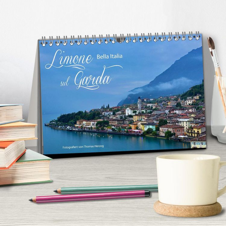 Produktbild: Limone sul Garda - Bella Italia (Tischkalender 2026 DIN A5 quer), CALVENDO Monatskalender