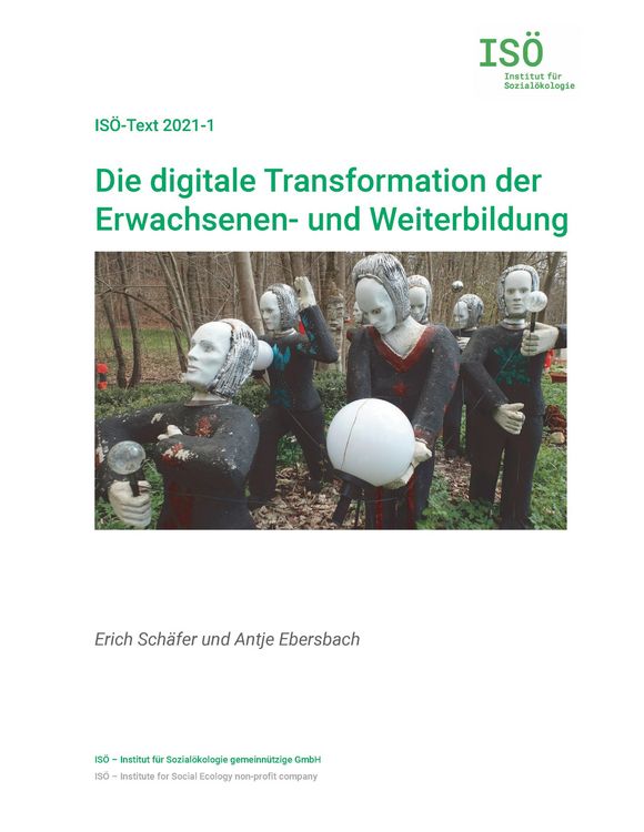 Produktbild: Die digitale Transformation der Erwachsenen- und Weiterbildung