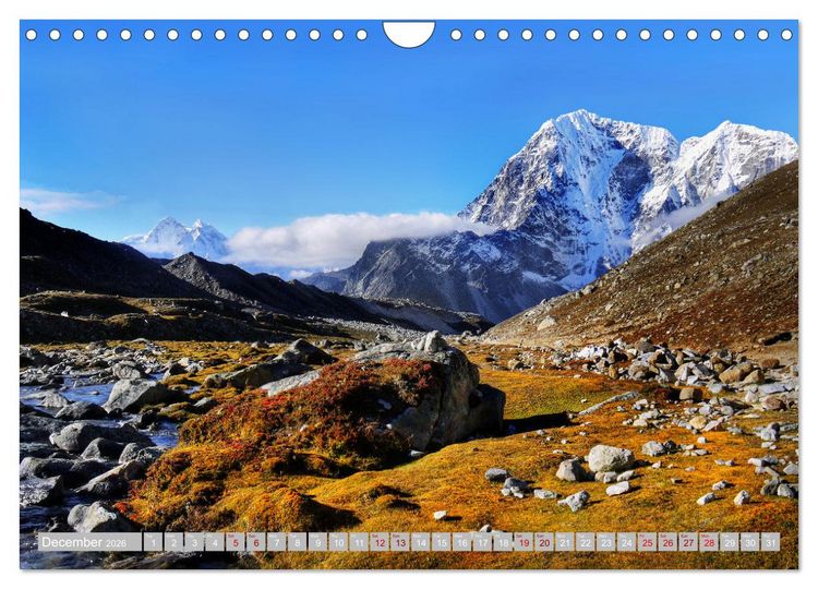Produktbild: Himalayas high mountains adventure (Wall Calendar 2026 DIN A4 landscape), CALVENDO 12 Month Wall Calendar