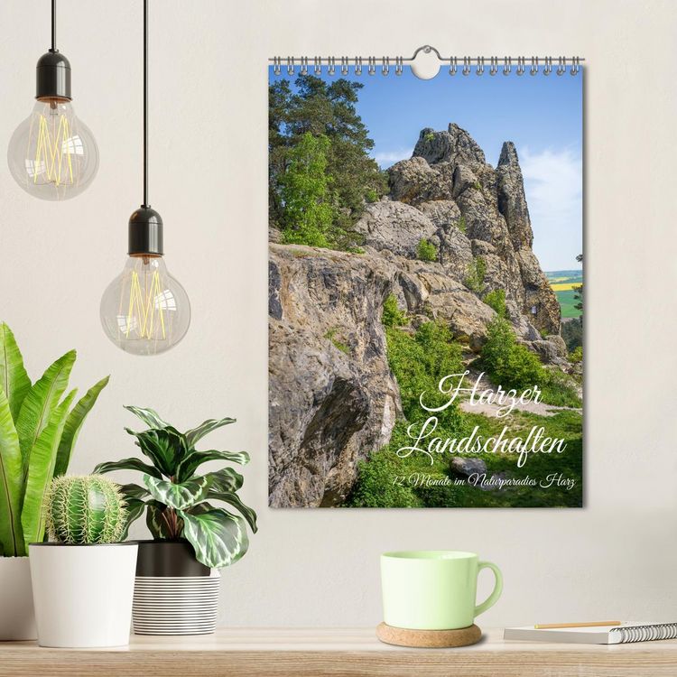 Produktbild: Harzer Landschaften - 12 Monate im Naturparadies Harz (Wandkalender 2026 DIN A4 hoch), CALVENDO Monatskalender