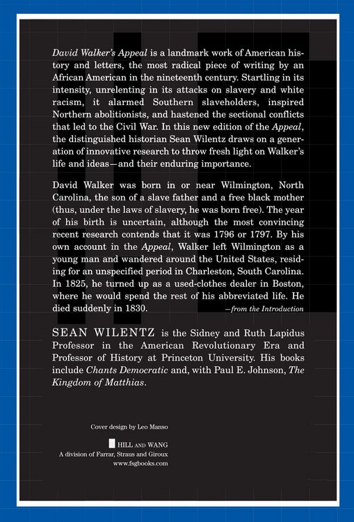 Produktbild: David Walker's Appeal