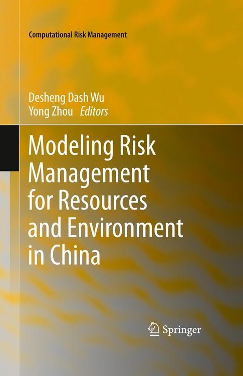 Produktbild: Modeling Risk Management for Resources and Environment in China