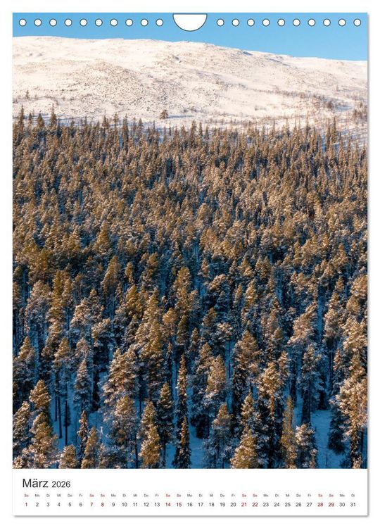 Produktbild: Winter in Lappland - Bezaubernde Sch&ouml;nheit (Wandkalender 2026 DIN A4 hoch), CALVENDO Monatskalender