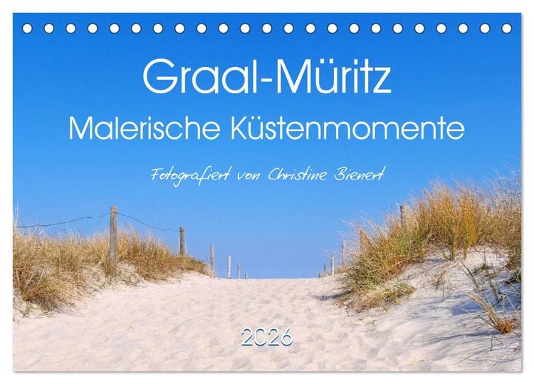 Produktbild: Graal-M&uuml;ritz, Malerische K&uuml;stenmomente (Tischkalender 2026 DIN A5 quer), CALVENDO Monatskalender