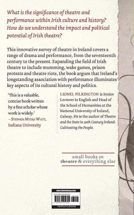 Produktbild: Theatre and Ireland