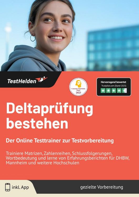 Produktbild: Deltapr&uuml;fung bestehen - der Online Testtrainer zur Testvorbereitung