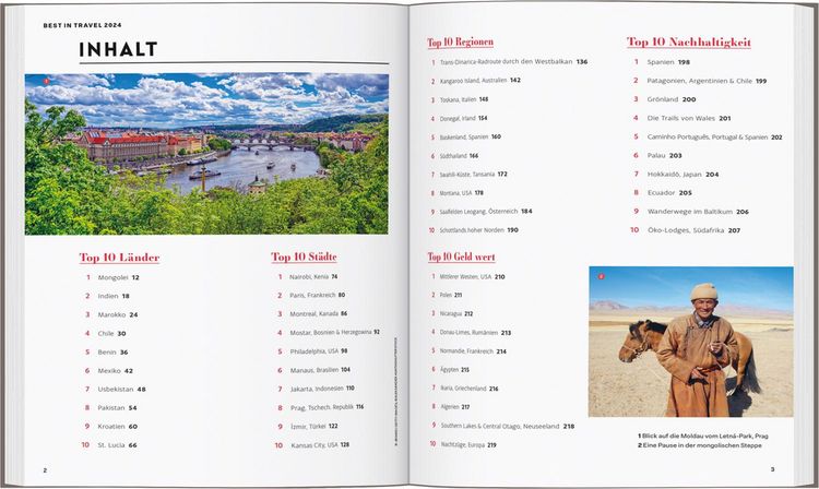 Produktbild: LONELY PLANET Reisef&uuml;hrer Lonely Planet Best in Travel 2024