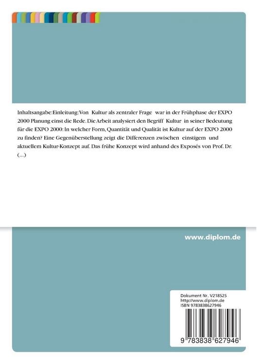 Produktbild: "Olympiade der Unterhaltung"? - Das Kulturkonzept der Weltausstellung neuen Typs EXPO 2000 Hannover