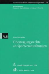 Produktbild: &Uuml;bertragungsrechte an Sportveranstaltungen