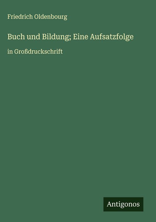 Produktbild: Buch und Bildung; Eine Aufsatzfolge